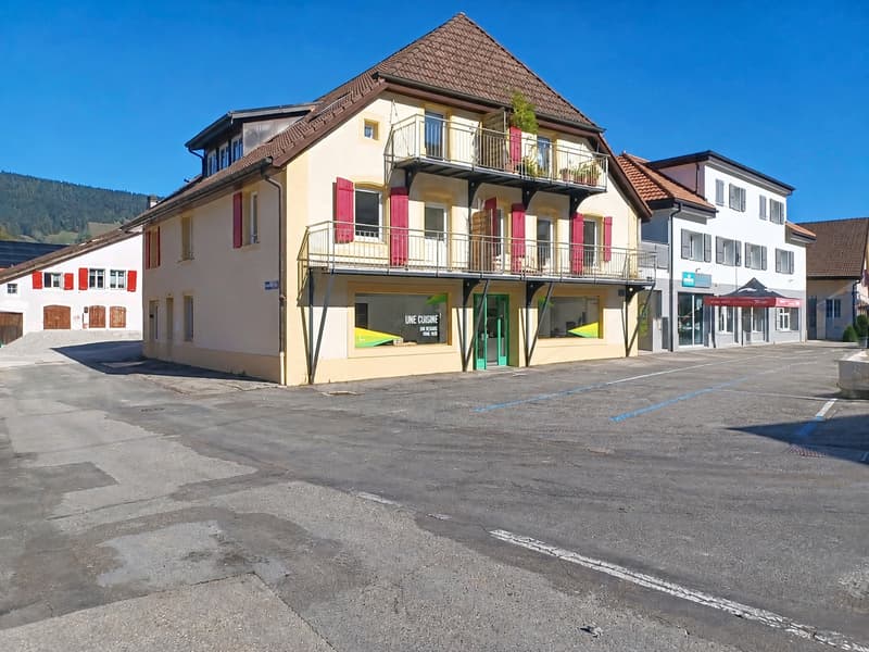Immeuble mixte rénové en 2022 | 4 appartements + local commercial loué (2)