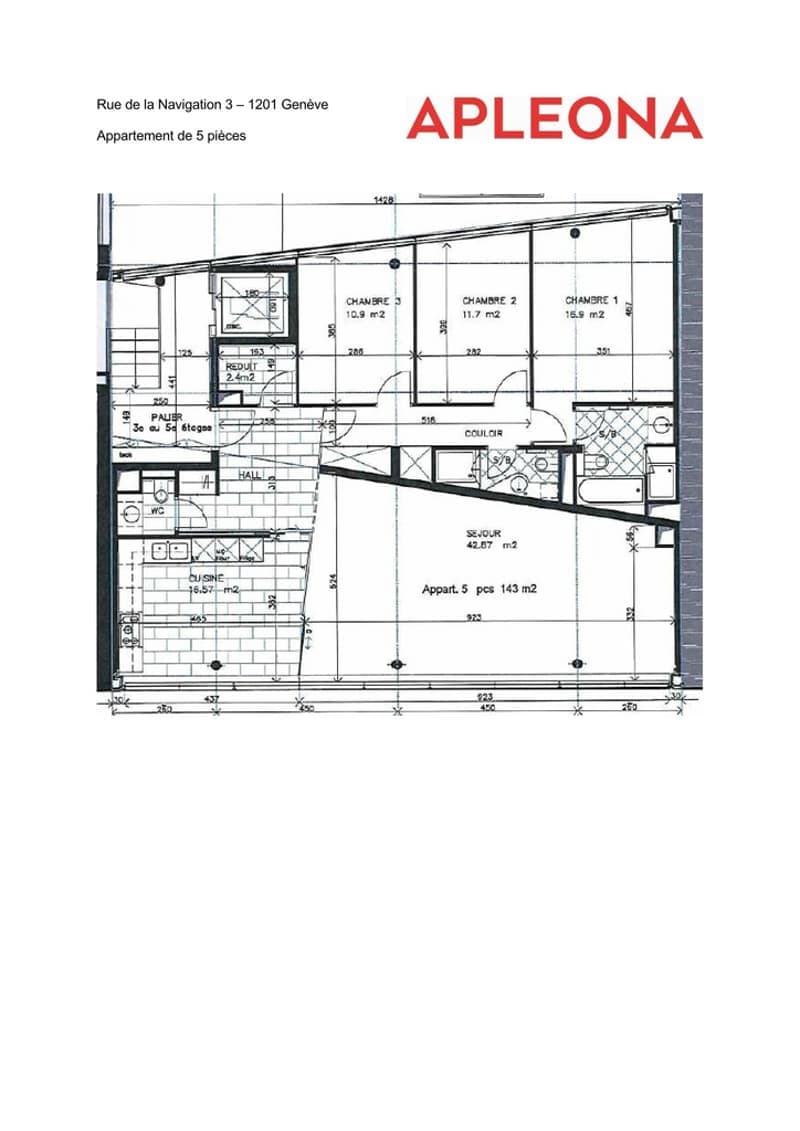 Spacieux appartement de 5 pièces à Genève – Disponible immédiatement (3)