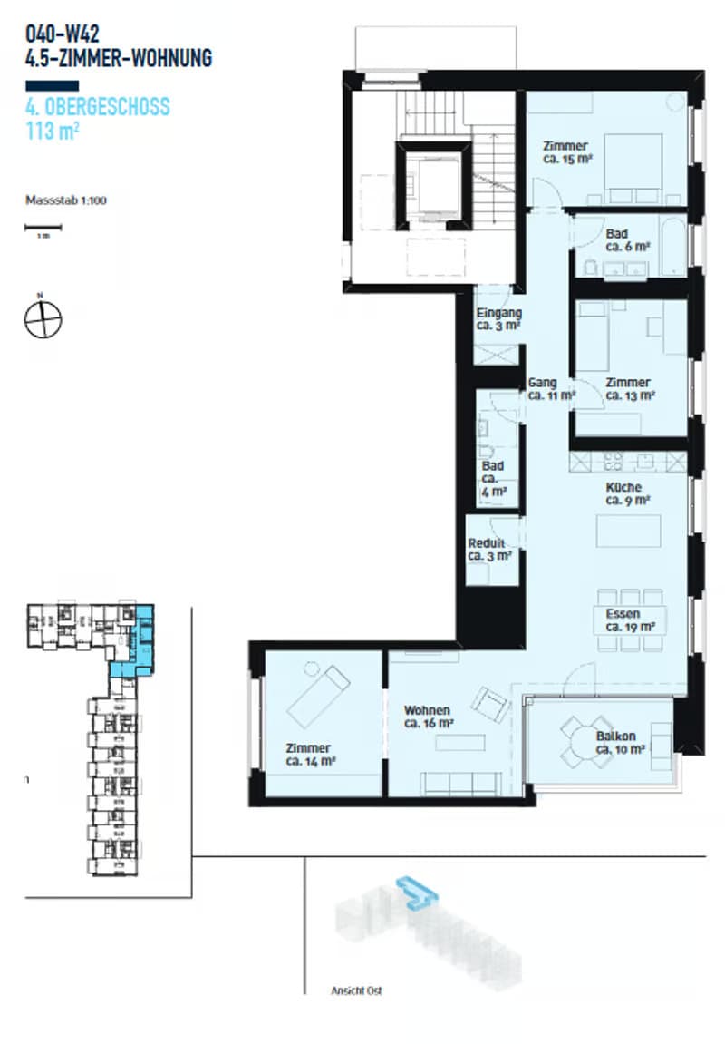Helle 4.5-Zimmer-Wohnung mit Balkon und Garage in Aarau – ab sofort verfügbar (9)