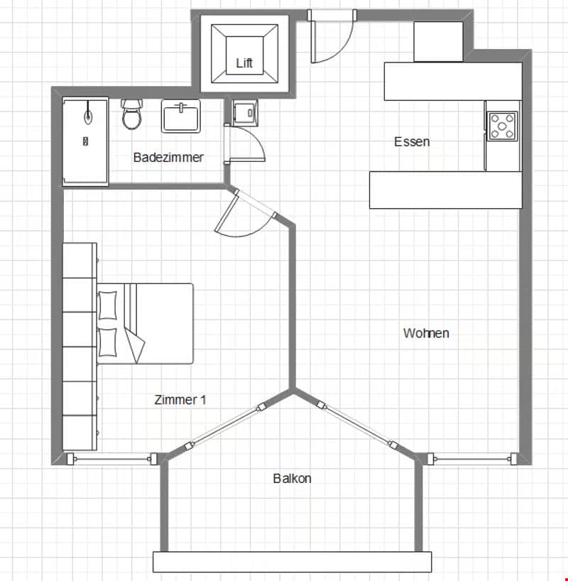 Charmante 2.5-Zimmer-Wohnung mit Balkon in Luzern (8)