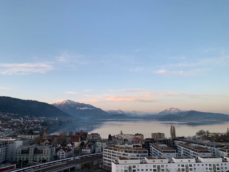 Charmante 3.5-Zimmer-Wohnung mit Balkon und Aussicht in Zug (3)