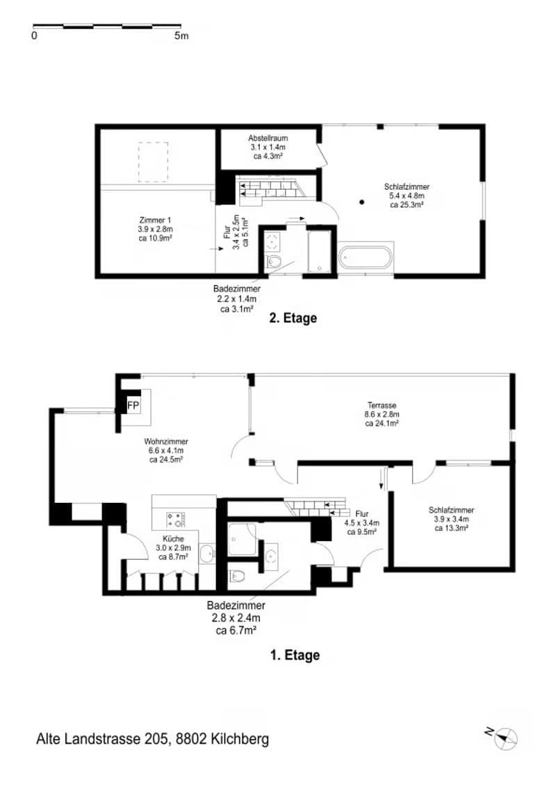 Sonnige 3.5-Zimmer-Wohnung mit Seesicht in Kilchberg (10)