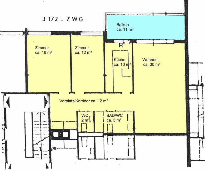 Charmante 3.5-Zimmer-Wohnung mit Balkon in Meilen – sofort verfügbar! (4)