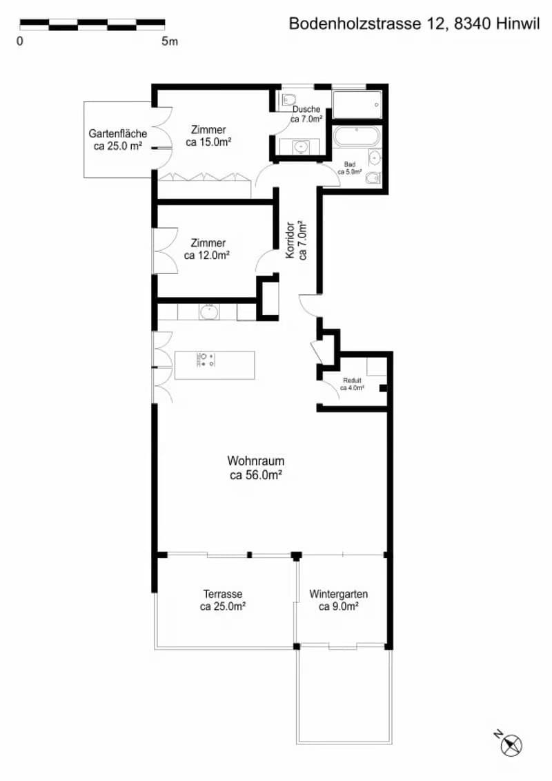Helle 4.5-Zimmer-Wohnung mit Balkon und Garage in Hinwil – ab sofort verfügbar! (11)