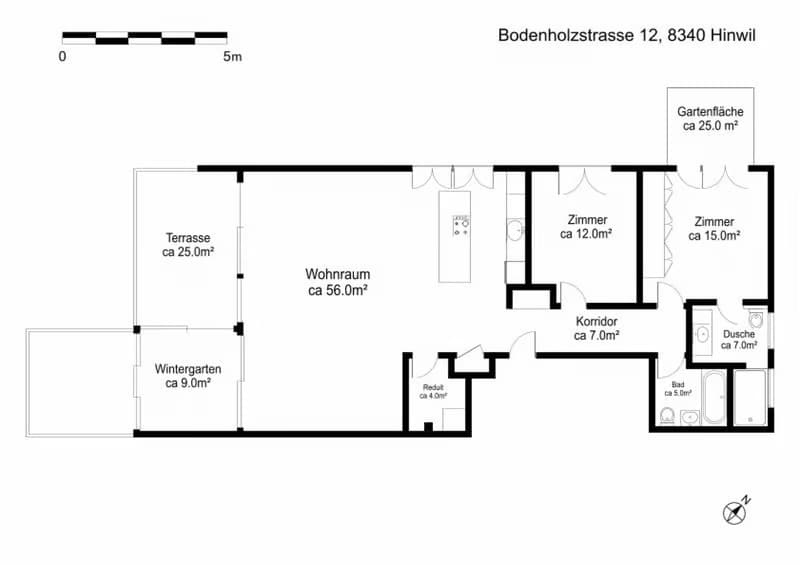 Helle 4.5-Zimmer-Wohnung mit Balkon und Garage in Hinwil – ab sofort verfügbar! (12)