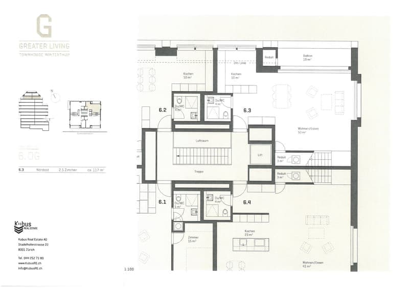 Helle 2.5-Zimmer-Wohnung mit Balkon und Stadtblick in Winterthur (5)
