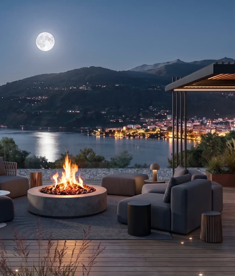 MONTAGNOLA - ATTICO DI LUSSO CON VISTA LAGO E ROOF TOP (13)