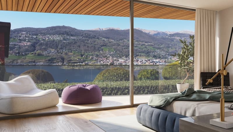 MONTAGNOLA - DUPLEX DI LUSSO VISTA LAGO (8)