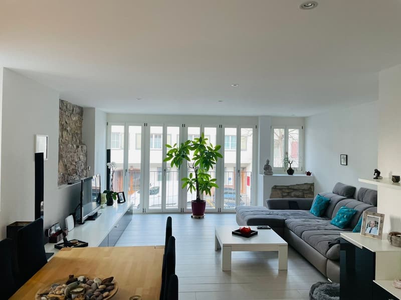 Grosszügige, helle 4.5-Zimmer Terrassenwohnung mit Garten und Einstellhallenplatz (3)