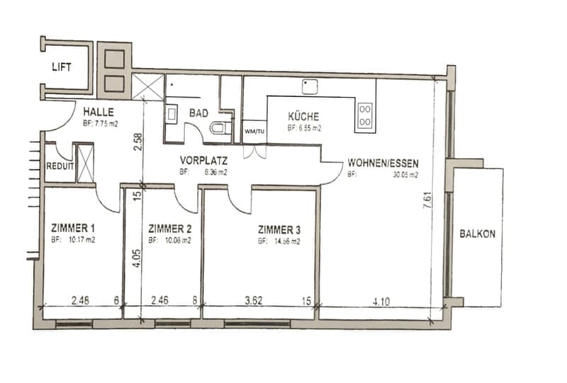 Helle 4.5-Zimmer-Wohnung mit Balkon und herrlichem Ausblick in Baar (10)