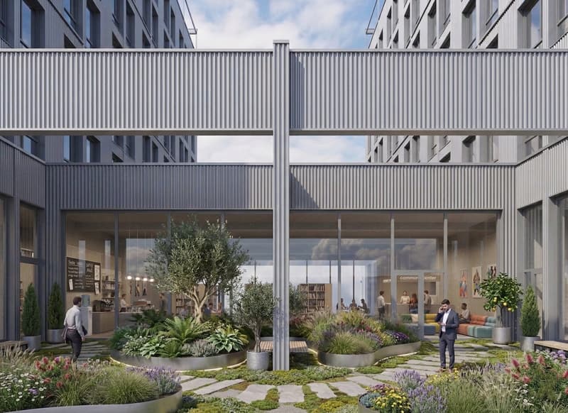 Neubauquartier, flexibel gestaltbar und direkt beim Bahnhof - Gewerbe in Winterthur (5)