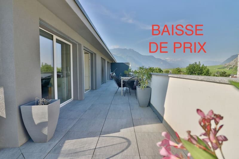Superbe attique de 4.5 pces au centre du village (11)
