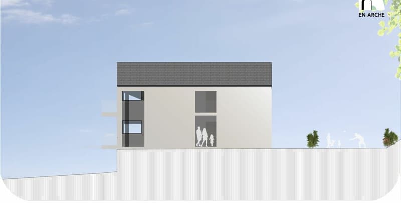 B - Les Coteaux de l'Arche - Attique  4.5 pces dans immeuble de 2 appartements (9)