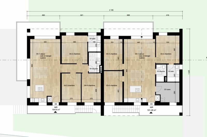 Les Vignobles de l'Arche - 4.5 pces dans immeuble de 4 appartements (12)