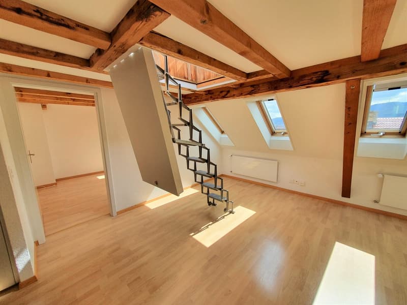 Charmante 3.5-Zimmer-Dachwohnung mit Panoramablick in Zürich-Wipkingen  / befristete bis 31.09.2027 (6)