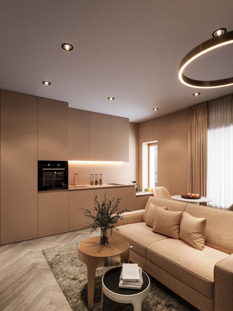 Moderne, kernsanierte und vollmöblierte 2- 2.5-Zimmer-Appartements in Altstetten. (4)