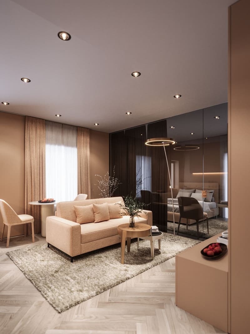 Moderne, kernsanierte und vollmöblierte 2- 2.5-Zimmer-Appartements in Altstetten. (1)