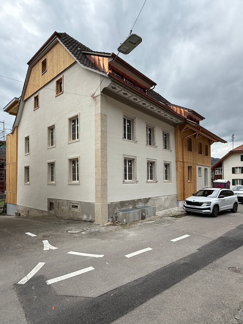Kernsanierung mit Anbau ehemalige "Kaffeehalle" in Kleinlützel (2)
