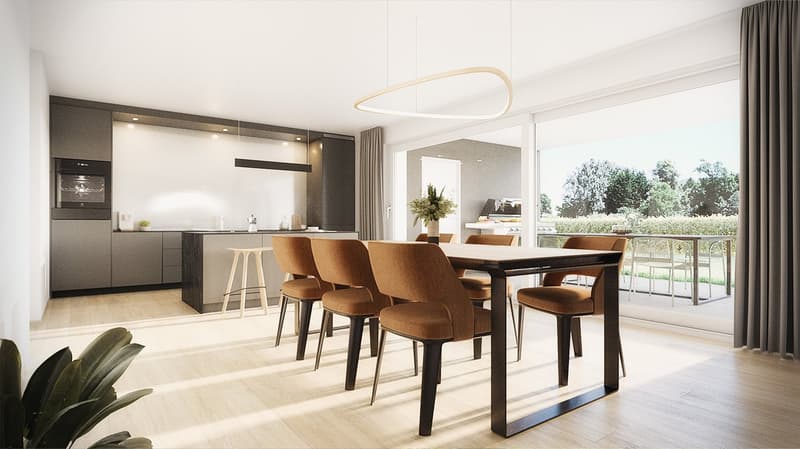 Neubau exklusive 4.5-Zimmer-Wohnung / 1. Obergeschoss in Eschenbach LU (5)