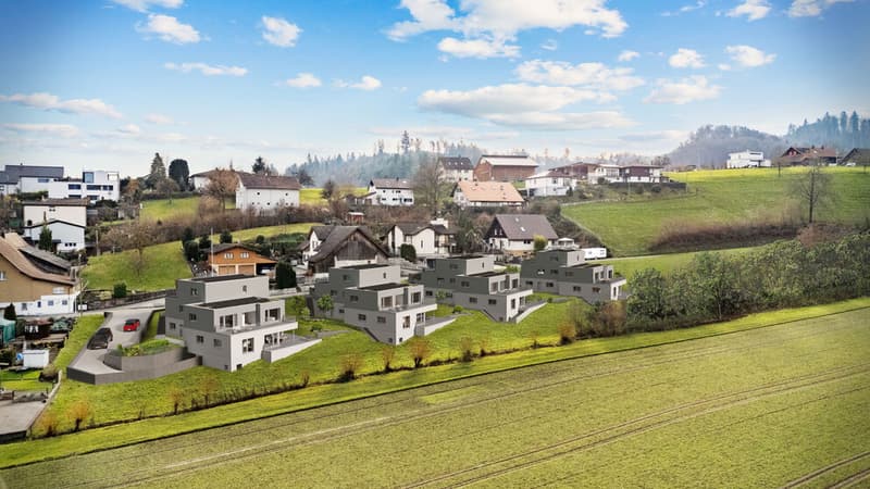 Neubau WÄLTIMATTE Unterkulm - Einfamilienhäuser einseitig angebaut (7)