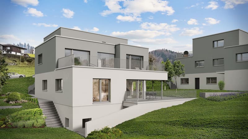 Neubau WÄLTIMATTE Unterkulm - Einfamilienhäuser einseitig angebaut (3)