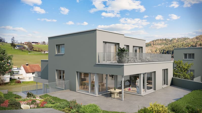 Neubau WÄLTIMATTE Unterkulm - Einfamilienhäuser einseitig angebaut (6)