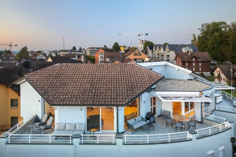 Hochwertig renovierte 5 1/2-Zimmer-Attikawohnung im Herzen von Hünenberg (3)