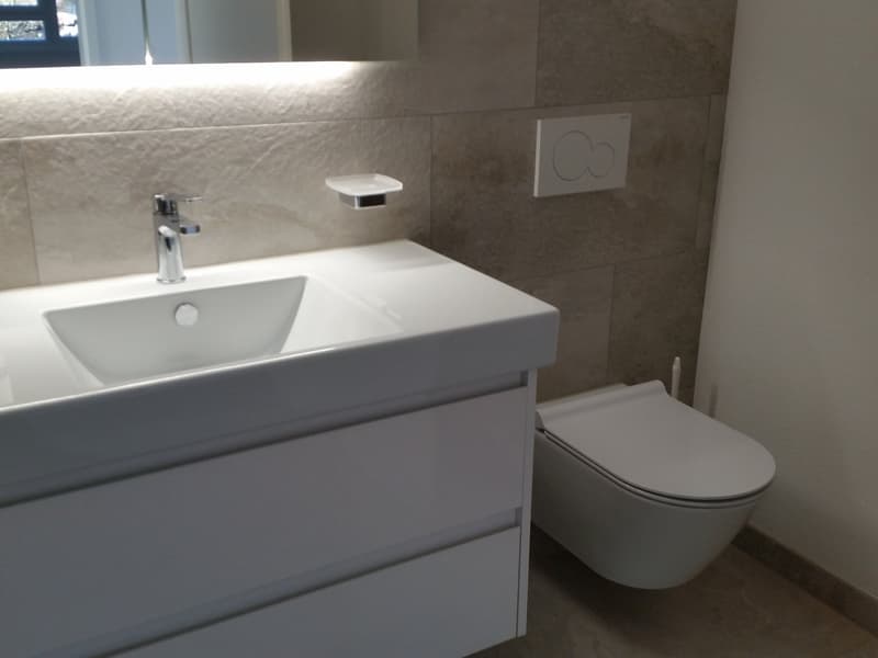 3 Minuten zu Fuss vom See entfernt wohnen 4.5 Zimmer-Wohnung im Hochparterre Lüscherz am Bielersee (12)