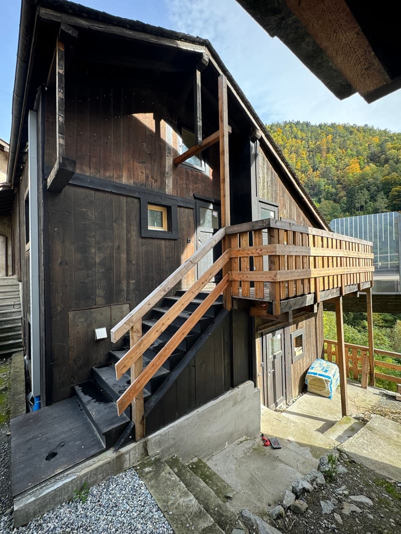 Studio cosy rénové à Martigny-Croix (5)