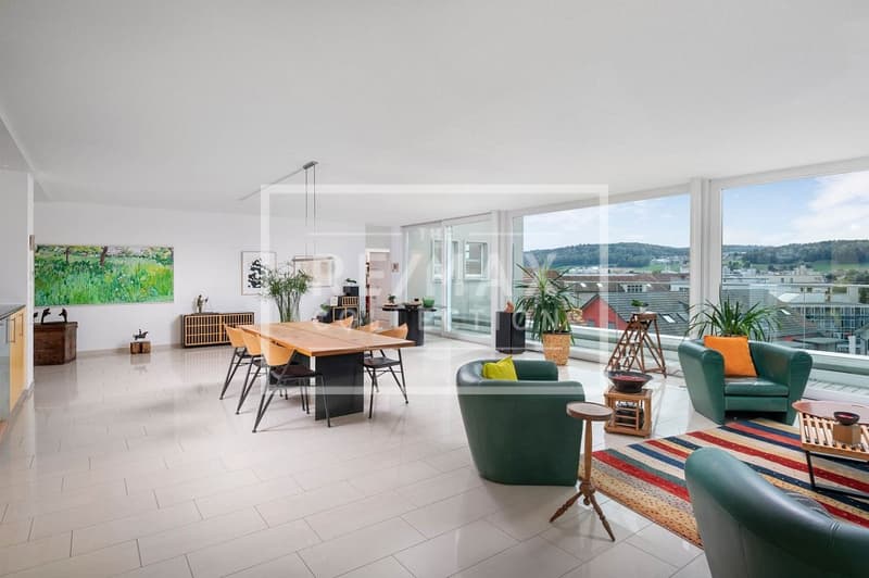 Über den Dächern von Wohlen ein Penthouse mit Geschichte (2)