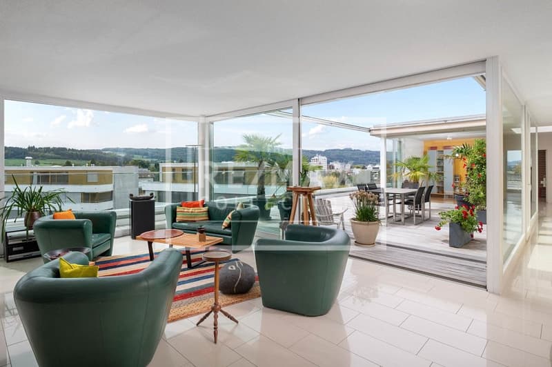Über den Dächern von Wohlen ein Penthouse mit Geschichte (1)