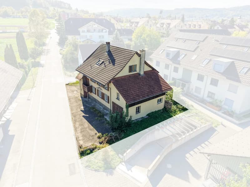 Voll erschlossenes Grundstück 499 m² mit Wohnhaus in Würenlos (5)