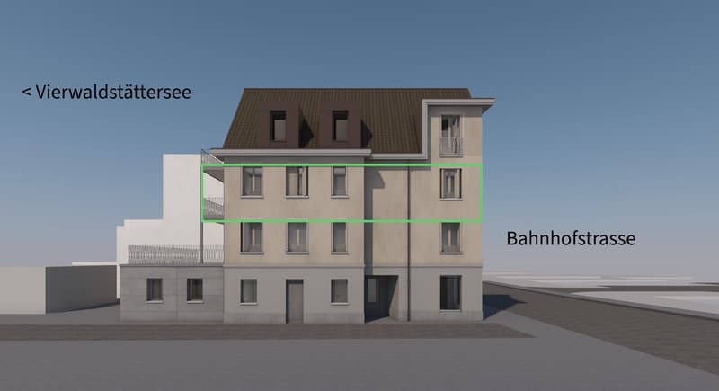 Neubauwohnung mit Balkon im Dorfkern von Küssnacht am Rigi (7)