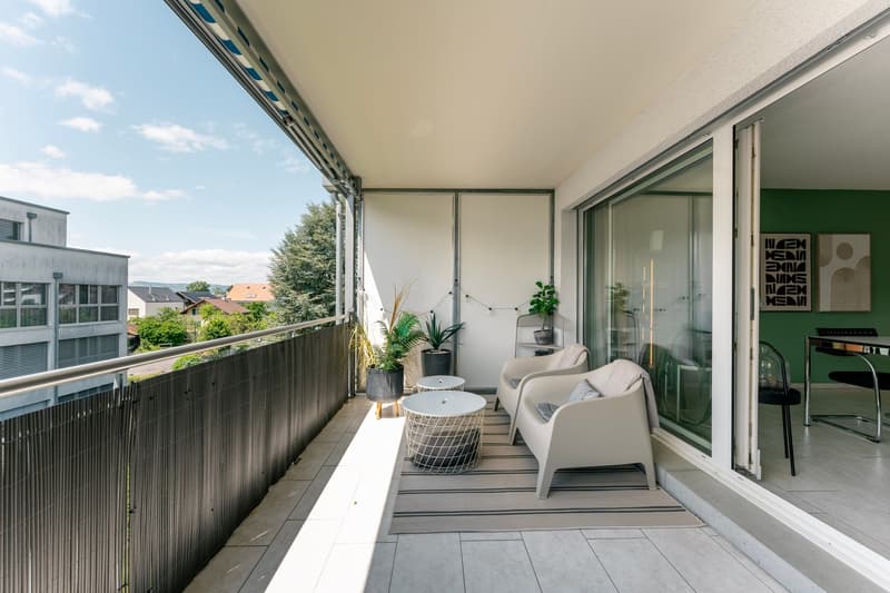 Gepflegte 3½-Zimmer Wohnung an ruhiger Lage zu verkaufen (10)