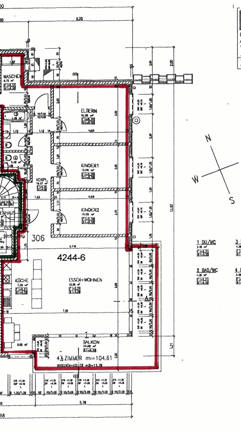 Sanierte 4½-Zimmer Wohnung mit traumhaftem See- und Bergblick (8)