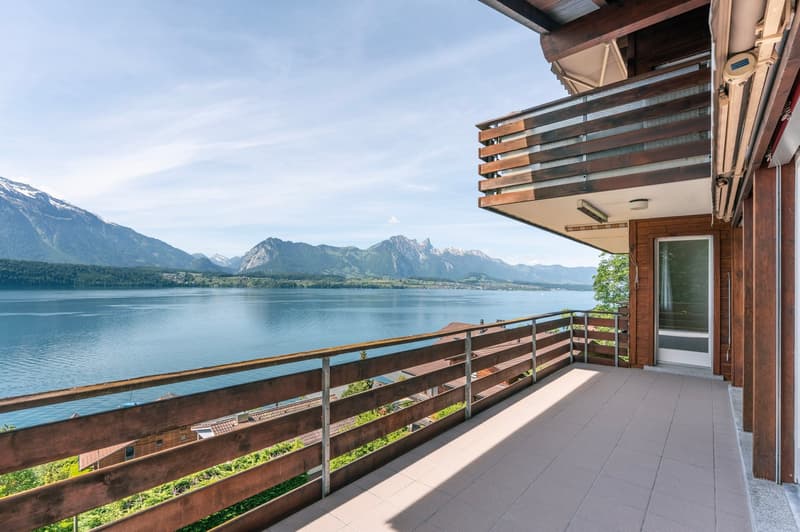 Sanierte 4½-Zimmer Wohnung mit traumhaftem See- und Bergblick (5)