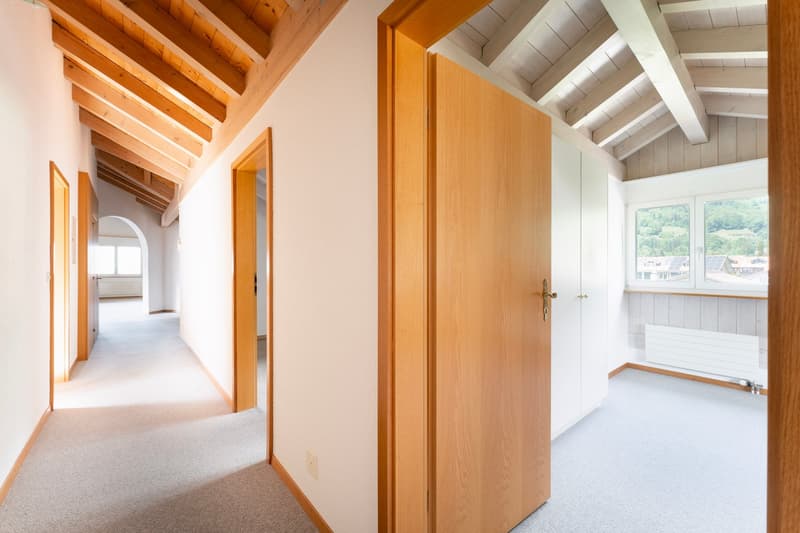 Grosszügige 4½-Zimmer Dachwohnung mit herrlicher Aussicht (8)