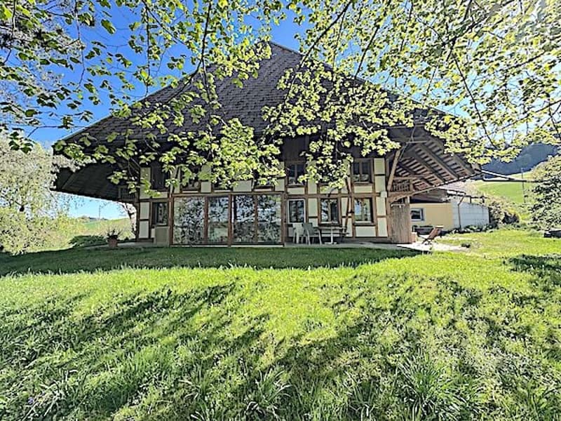 Bauernhaus, Stöckli m. 2 Wohnungen, Quellen, Aussicht, Sonne (17)