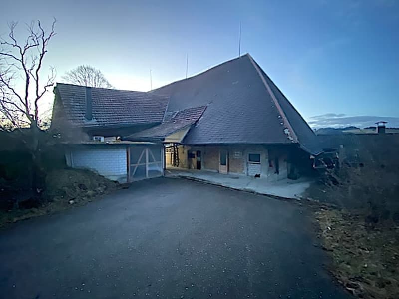 Bauernhaus, Stöckli m. 2 Wohnungen, Quellen, Aussicht, Sonne (3)