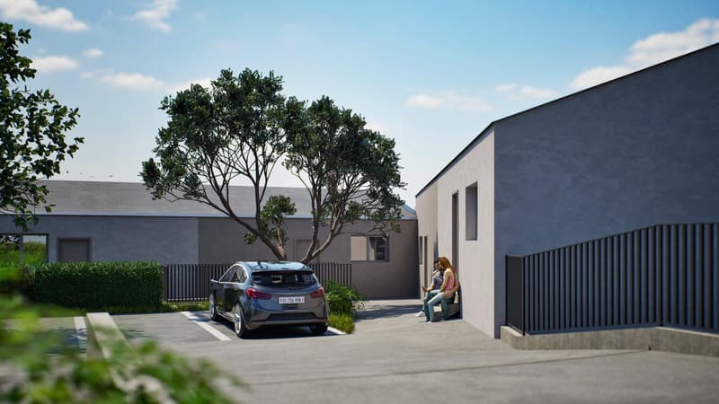 Nouvelle promotion "Les Hauts de Collonges" : 6 villas mitoyennes contemporaines de 4.5 pces (5)