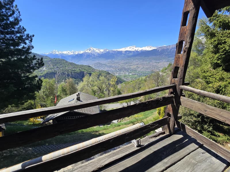 Chalet authentique de 5.5 pces avec mazot, grange et cave à vin sur grand domaine ? Val d'Hérens (8)