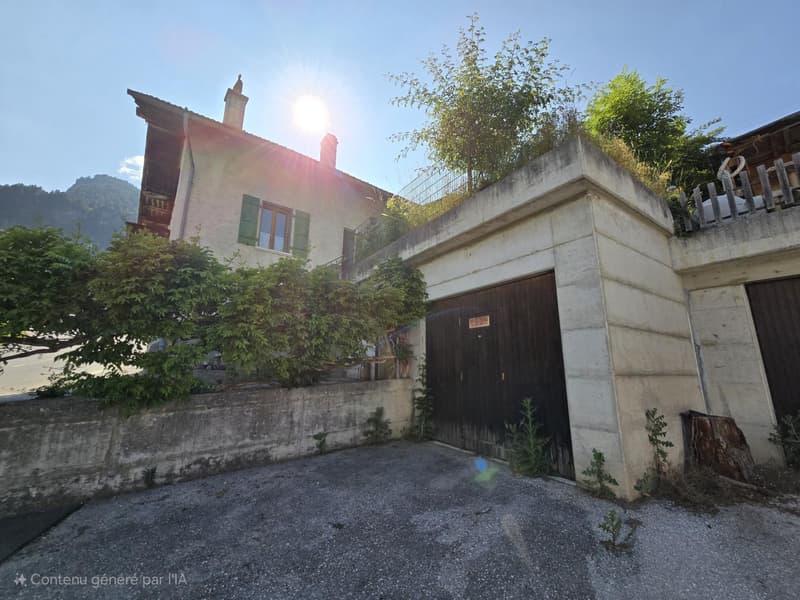 Maison jumelée de 3.5 pces / jardin, carnotzet et Garage Box inclus (3)