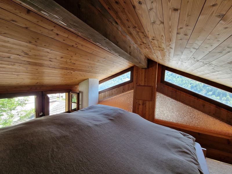 Vente aux étrangers possible - Appartement de charme avec terrasse et vue panoramique sur les Alpes (10)