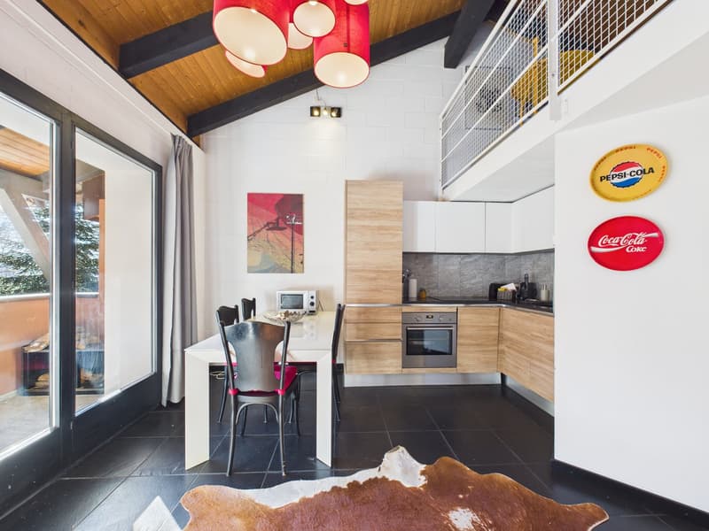 ACCOGLIENTE APPARTAMENTO DI 2,5 LOCALI CON BALCONE E VISTA APERTA-ZWEITWOHNSITZ (3)