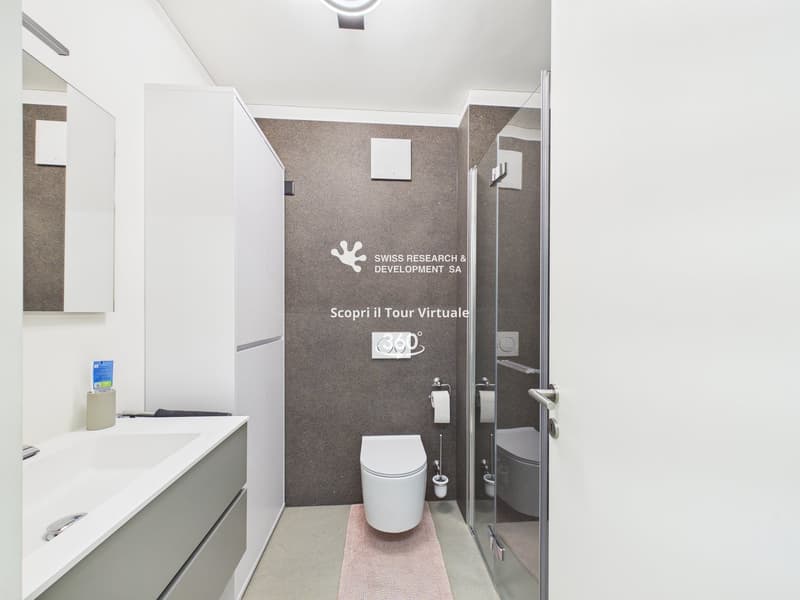 CONTEMPORANEO APPARTAMENTO DI 3,5 LOCALI CON AMPIA TERRAZZA E DOMOTICA INTEGRATA (18)