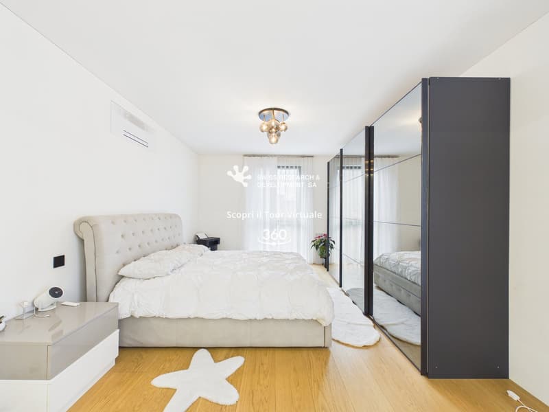 CONTEMPORANEO APPARTAMENTO DI 3,5 LOCALI CON AMPIA TERRAZZA E DOMOTICA INTEGRATA (12)
