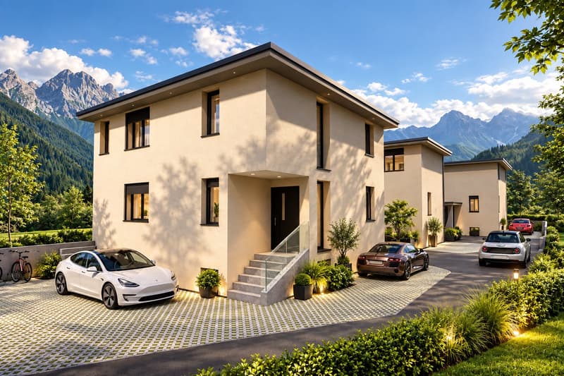 NUOVA COSTRUZIONE : APPARTAMENTO DI 3,5 LOCALI CON GIARDINO (9)