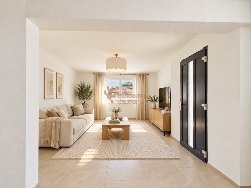 NUOVA CASA BIFAMILIARE CON DUE APPARTAMENTI INDIPENDENTI ,GIARDINO E BOX AUTO (3)