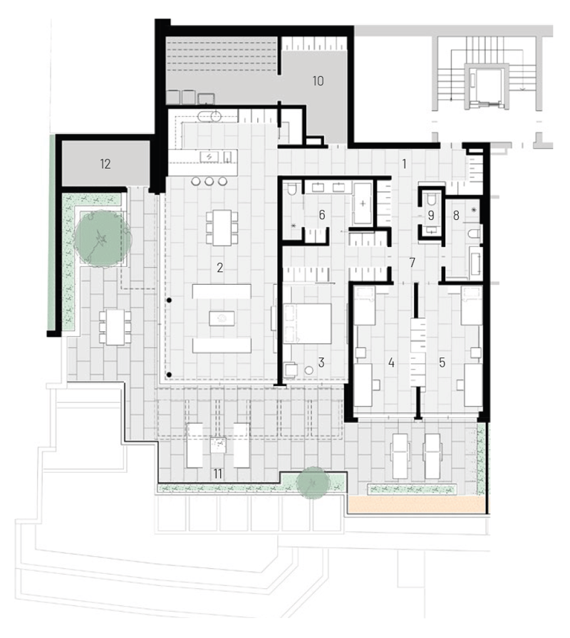 Neubau: 4.5-Zimmer-Terrassenwohnung, 158 m² - Wohnen am Sonnenhang (6)