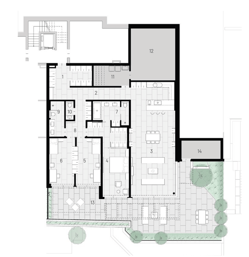 Neubau: 4.5-Zimmer-Terrassenwohnung, 172 m² - Wohnen am Sonnenhang (6)
